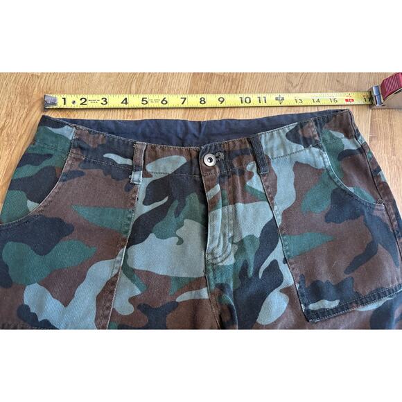 Vintage Camo Military Cargo Pants LARGE - Picture 5 of 6